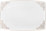 طقم سفرة بورسلان دانيا، 77 قطعة - ابيض ذهبي product image 9