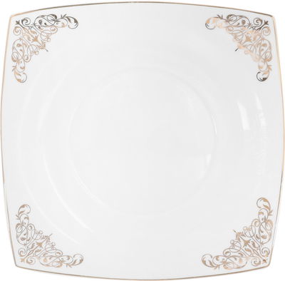 طقم سفرة بورسلان دانيا، 77 قطعة - ابيض ذهبي product image 12