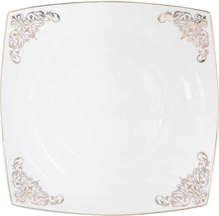 طقم سفرة بورسلان دانيا، 77 قطعة - ابيض ذهبي product image 10