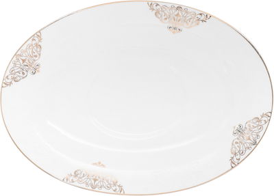طقم سفرة بورسلان دانيا، 77 قطعة - ابيض ذهبي product image 18