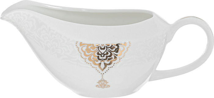 طقم سفرة بورسلان دانيا، 77 قطعة - ابيض ذهبي product image 5