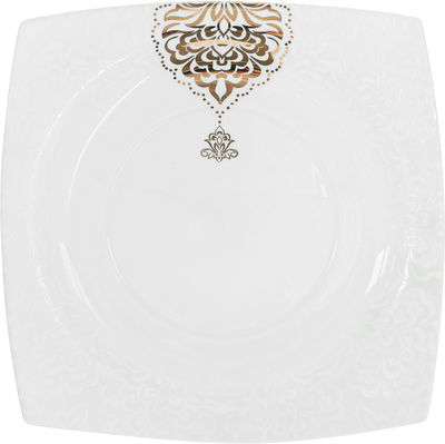 طقم سفرة بورسلان دانيا، 77 قطعة - ابيض ذهبي product image 16