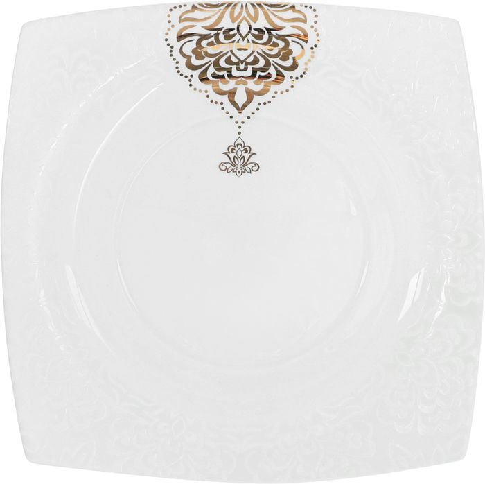 طقم سفرة بورسلان دانيا، 77 قطعة - ابيض ذهبي product image 16