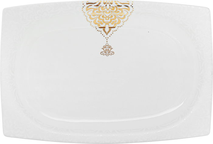 طقم سفرة بورسلان دانيا، 77 قطعة - ابيض ذهبي product image 12