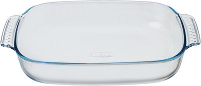 طقم صواني فرن زجاج بايريكس، قطعتين - شفاف product image 3