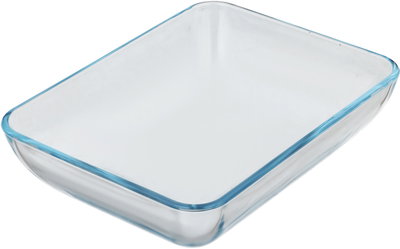 طقم صواني فرن زجاج بايريكس، قطعتين - شفاف product image 4