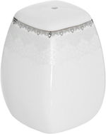 طقم سفرة بورسلان دانيا، 77 قطعة - ابيض فضي product image 10