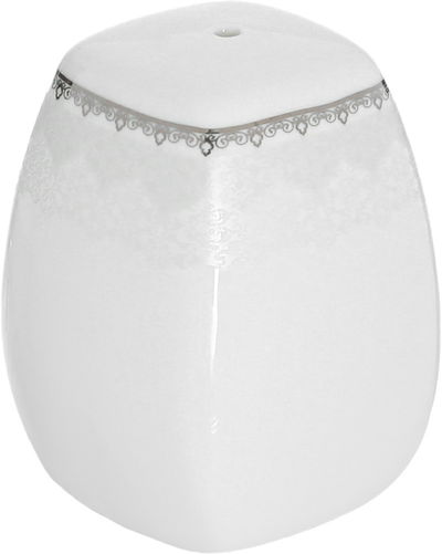 طقم سفرة بورسلان دانيا، 77 قطعة - ابيض فضي product image 10