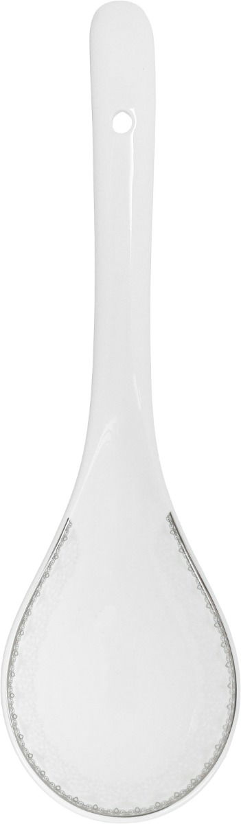 طقم سفرة بورسلان دانيا، 77 قطعة - ابيض فضي product image 13