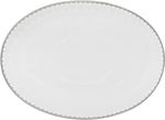 طقم سفرة بورسلان دانيا، 77 قطعة - ابيض فضي product image 17