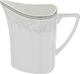 طقم سفرة بورسلان دانيا، 77 قطعة - ابيض فضي product image 2