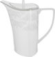 طقم سفرة بورسلان دانيا، 77 قطعة - ابيض فضي product image 4