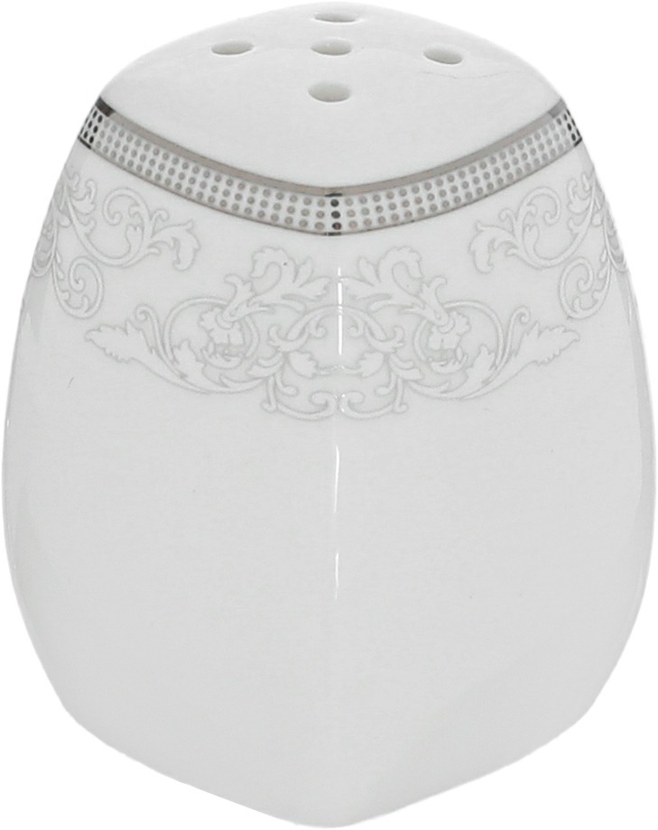 طقم سفرة بورسلان دانيا، 77 قطعة - ابيض فضي product image 8