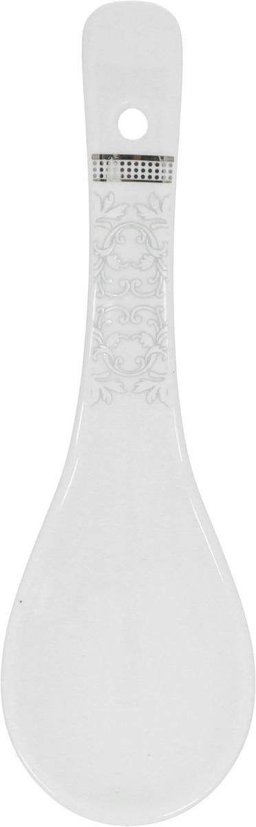 طقم سفرة بورسلان دانيا، 77 قطعة - ابيض فضي product image 19