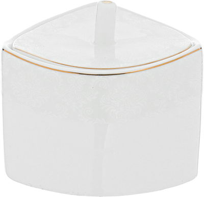 طقم سفرة بورسلان دانيا، 77 قطعة - ابيض ذهبي product image 11
