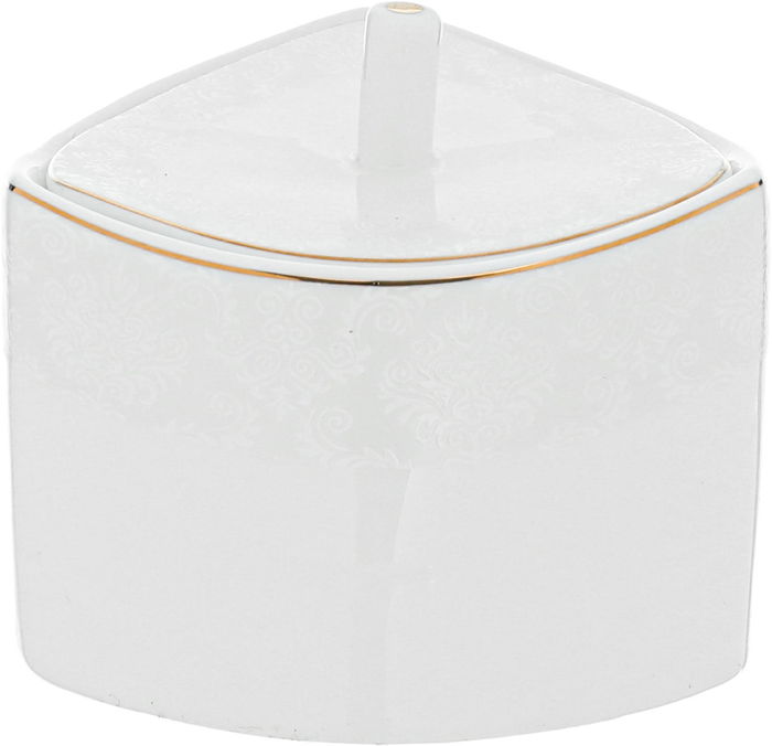 طقم سفرة بورسلان دانيا، 77 قطعة - ابيض ذهبي product image 11