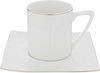 طقم سفرة بورسلان دانيا، 77 قطعة - ابيض ذهبي product image 4
