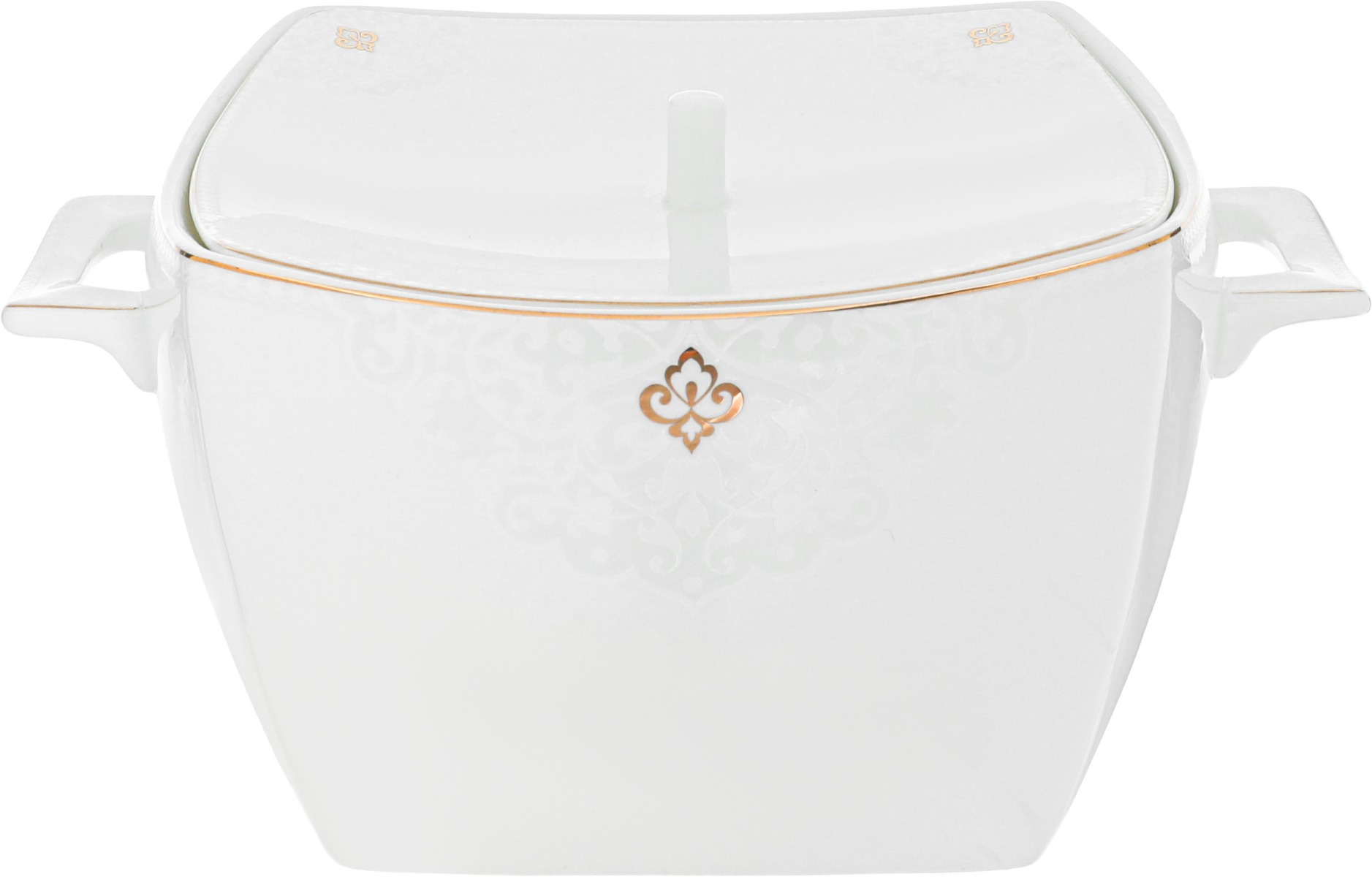 طقم سفرة بورسلان دانيا، 77 قطعة - ابيض ذهبي product image 5