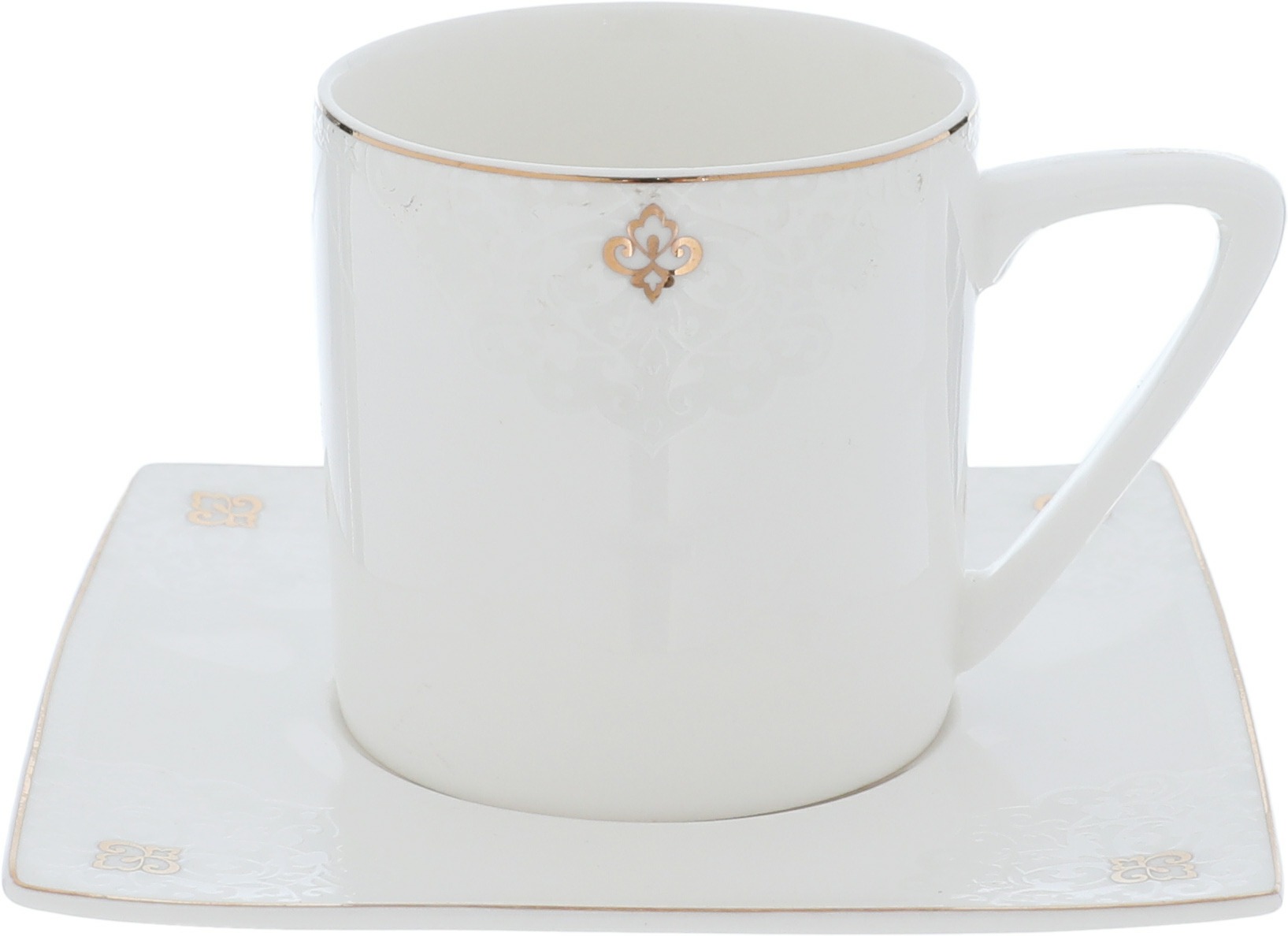طقم سفرة بورسلان دانيا، 77 قطعة - ابيض ذهبي product image 9
