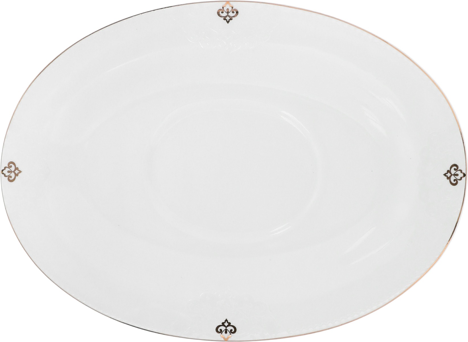 طقم سفرة بورسلان دانيا، 77 قطعة - ابيض ذهبي product image 17