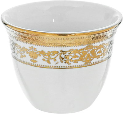 Ridge Porcelain Dinner Set, 110 Pieces - White Gold product image 6