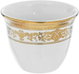 Ridge Porcelain Dinner Set, 110 Pieces - White Gold product image 6