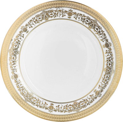 Ridge Porcelain Dinner Set, 110 Pieces - White Gold product image 13