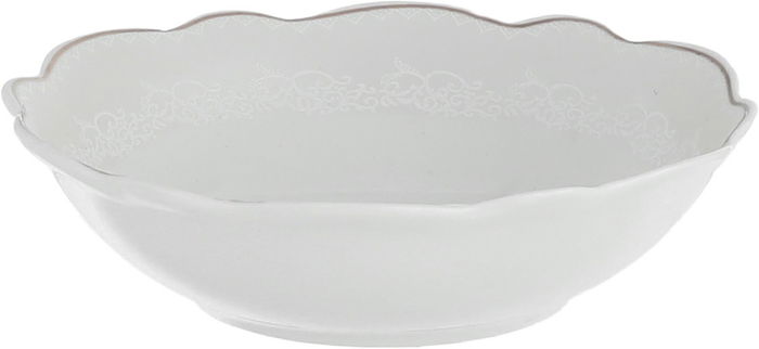 طقم سفرة بورسلان السيف غاليري، 65 قطعة، نقش كلاسيكي - ابيض product image 4