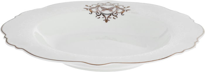 طقم سفرة بورسلان السيف غاليري، 65 قطعة، نقش كلاسيكي - ابيض product image 12