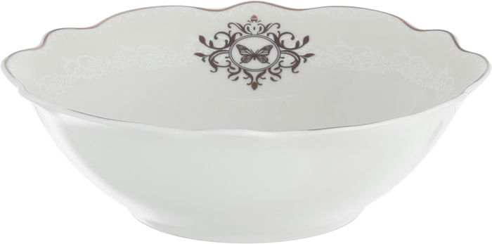 طقم سفرة بورسلان السيف غاليري، 65 قطعة، نقش كلاسيكي - ابيض product image 14