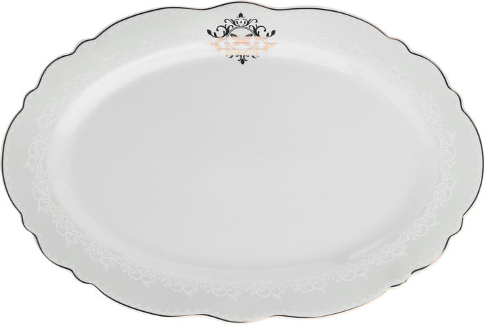 طقم سفرة بورسلان السيف غاليري، 65 قطعة، نقش كلاسيكي - ابيض product image 18
