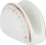 طقم سفرة بورسلان بحواف ذهبي السيف غاليري، 65 قطعة، دائري - أبيض product image 6
