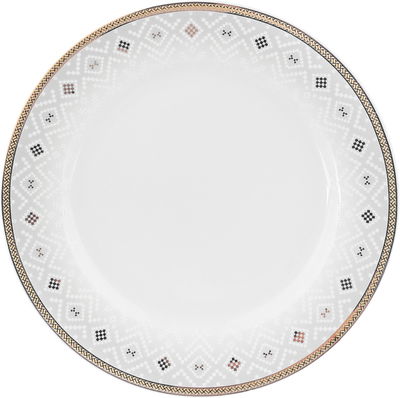 طقم سفرة بورسلان بحواف ذهبي السيف غاليري، 65 قطعة، دائري - أبيض product image 14