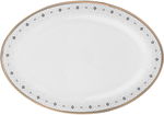 طقم سفرة بورسلان بحواف ذهبي السيف غاليري، 65 قطعة، دائري - أبيض product image 15