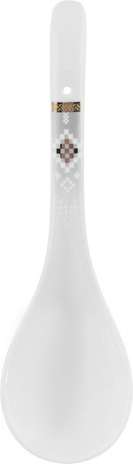 طقم سفرة بورسلان بحواف ذهبي السيف غاليري، 65 قطعة، دائري - أبيض product image 16