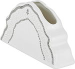 طقم سفرة بورسلان نقش رمادي السيف غاليري، 65 قطعة، دائري - أبيض product image 4
