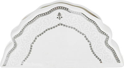 طقم سفرة بورسلان نقش رمادي السيف غاليري، 65 قطعة، دائري - أبيض product image 15