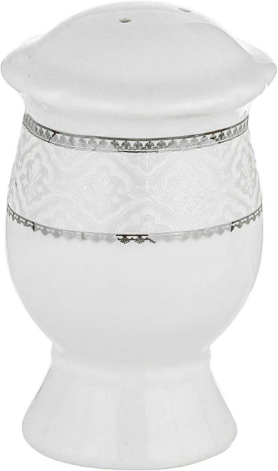 طقم سفرة بورسلان نقش رمادي السيف غاليري، 65 قطعة، دائري - أبيض product image 7