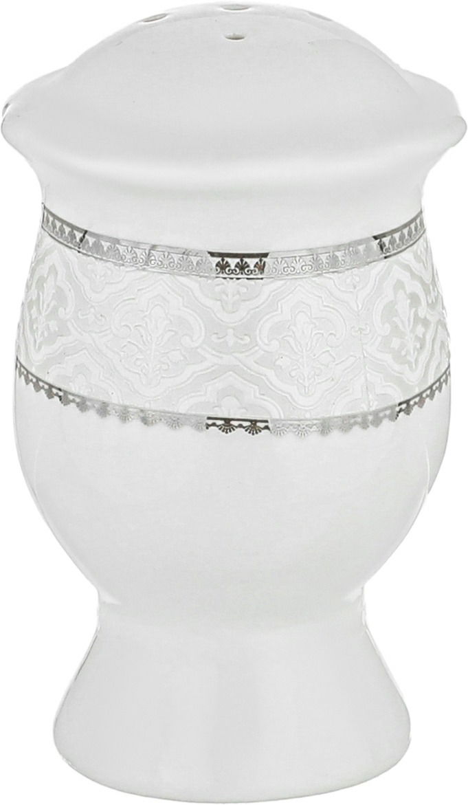 طقم سفرة بورسلان نقش رمادي السيف غاليري، 65 قطعة، دائري - أبيض product image 10