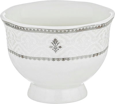 طقم سفرة بورسلان نقش رمادي السيف غاليري، 65 قطعة، دائري - أبيض product image 9