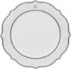 طقم سفرة بورسلان نقش رمادي السيف غاليري، 65 قطعة، دائري - أبيض product image 16