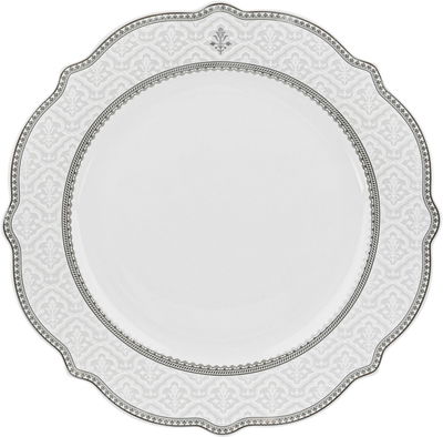 طقم سفرة بورسلان نقش رمادي السيف غاليري، 65 قطعة، دائري - أبيض product image 17