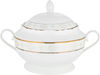 Al Saif Gallery Gold Engraved Porcelain Dinner Set, 65 Pieces, Round - White product image 2