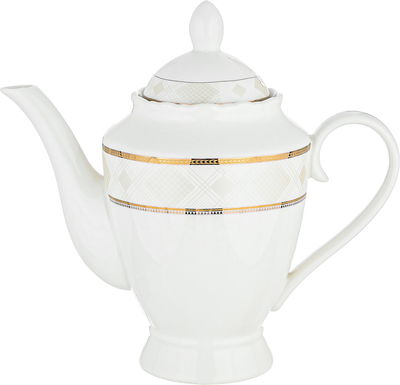 Al Saif Gallery Gold Engraved Porcelain Dinner Set, 65 Pieces, Round - White product image 18