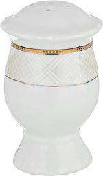 Al Saif Gallery Gold Engraved Porcelain Dinner Set, 65 Pieces, Round - White product image 9