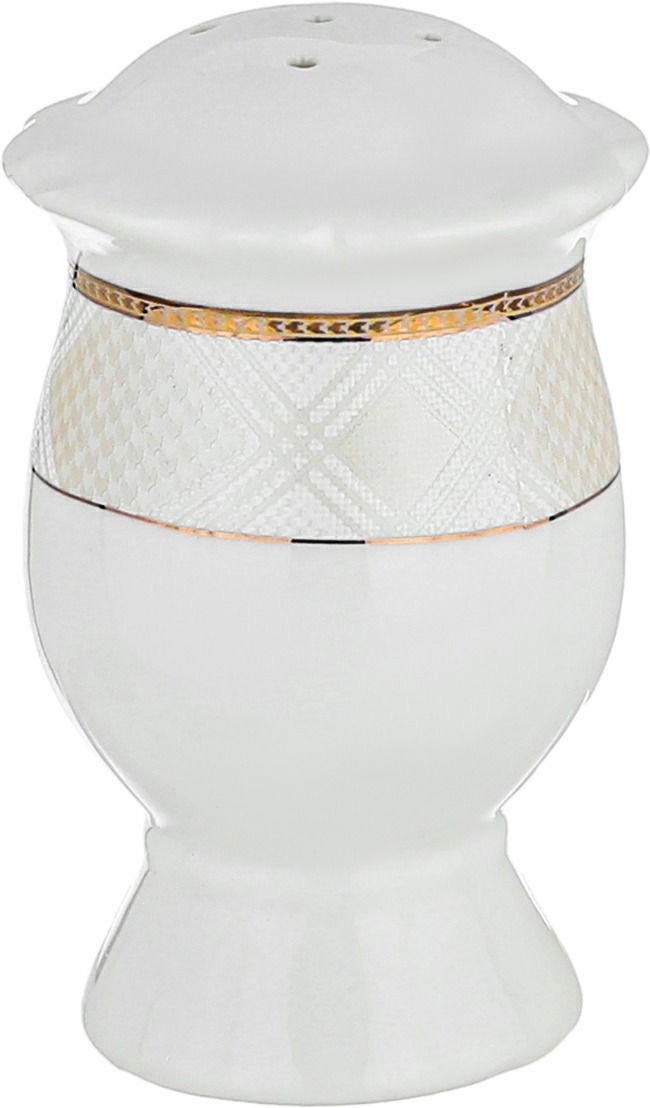 Al Saif Gallery Gold Engraved Porcelain Dinner Set, 65 Pieces, Round - White product image 9