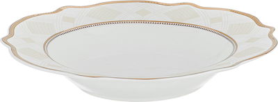 Al Saif Gallery Gold Engraved Porcelain Dinner Set, 65 Pieces, Round - White product image 4