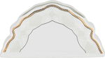Al Saif Gallery Gold Engraved Porcelain Dinner Set, 65 Pieces, Round - White product image 7