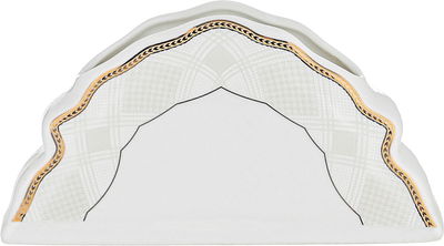 Al Saif Gallery Gold Engraved Porcelain Dinner Set, 65 Pieces, Round - White product image 7
