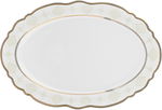 Al Saif Gallery Gold Engraved Porcelain Dinner Set, 65 Pieces, Round - White product image 14